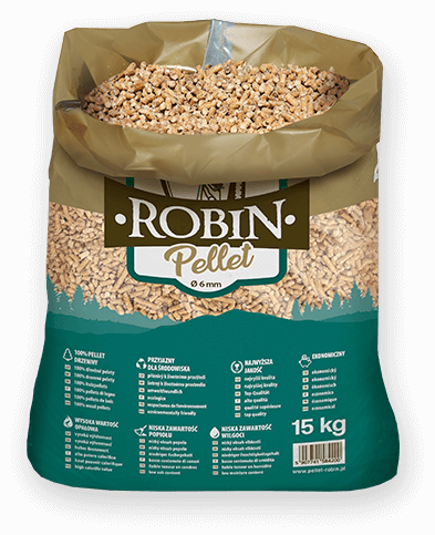 worek pelletu opałowego Robin do kupienia w Mszanie Dolnej lub sklepie internetowym